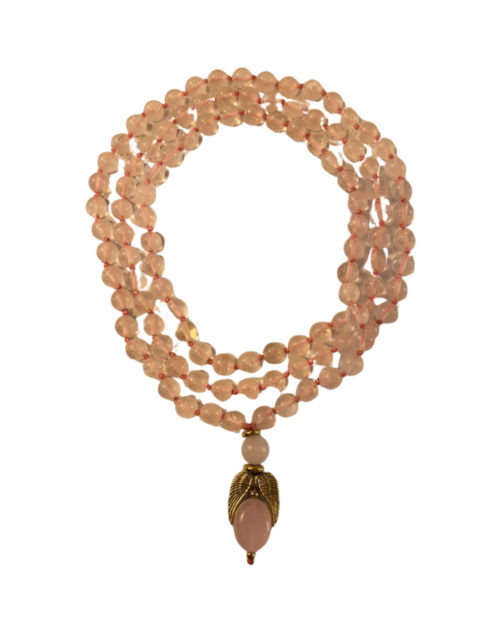 Japa Mala Cuarzo Rosa