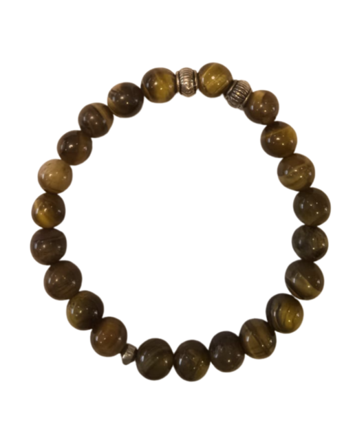 Pulsera Ojo de Tigre 8mm